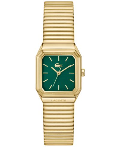 Lacoste Women's Rene Gold Tone Stainless Steel Mesh Bracelet Watch, 23x30.8mm