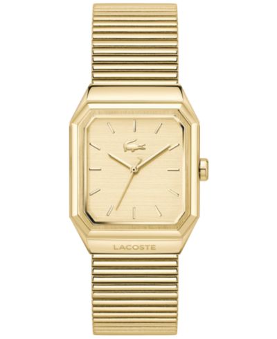 Мужские часы Lacoste Rene Gold Tone Stainless Steel Mesh Bracelet, 31x32mm
