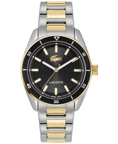 Lacoste Men's Boston Two Tone Stainless Steel Bracelet Watch, 39mm