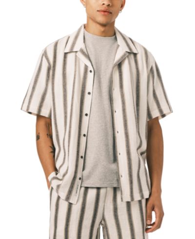 Buffalo David Bitton Men's Soriel Camp Collar Shirt