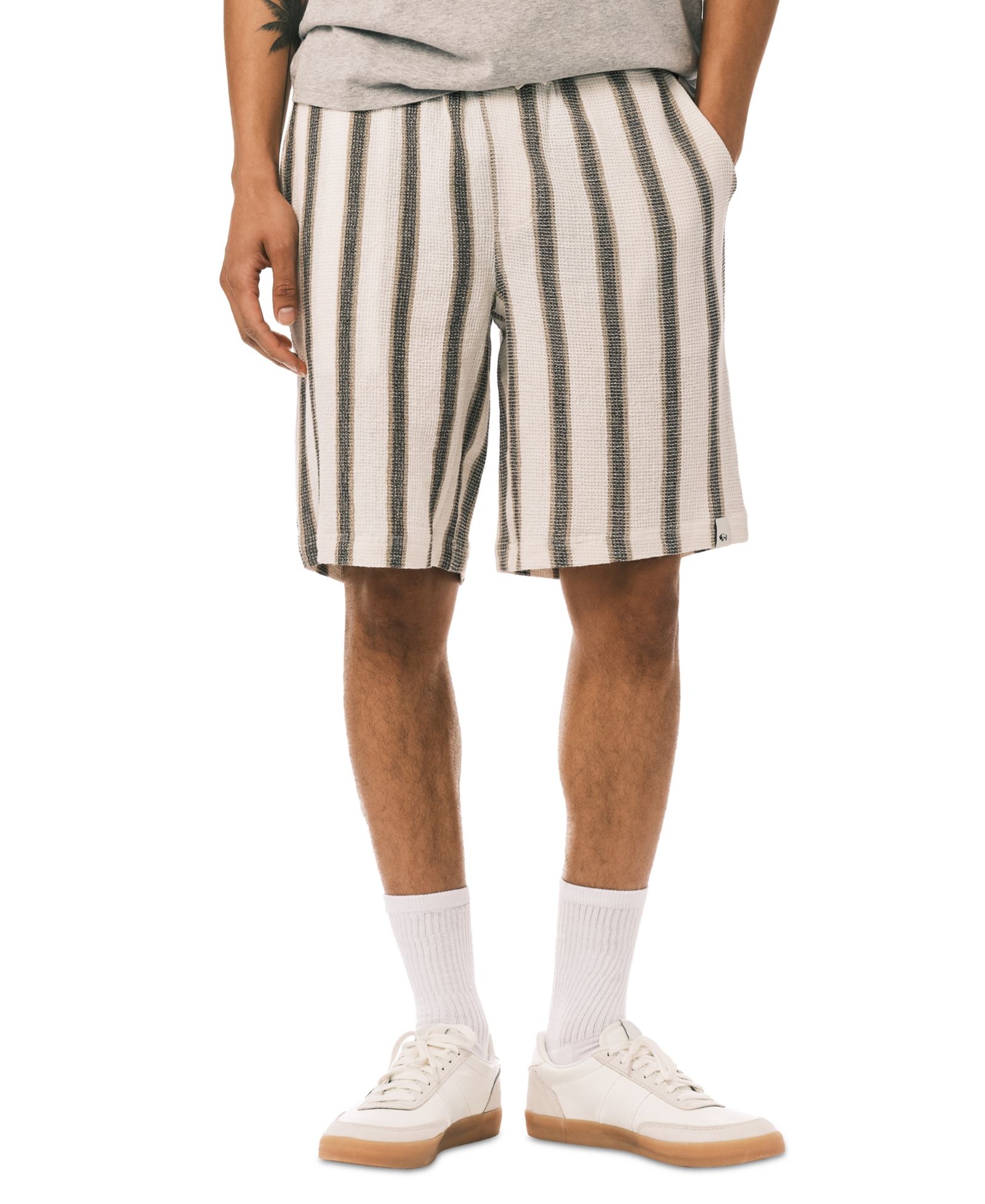 Buffalo David Bitton Men's Vertical Stripe Pattern Shorts