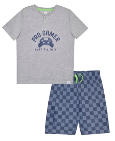 Max & Olivia Детский комплект пижамы Pro Gamer Top & Shorts, 2-Piece Set
