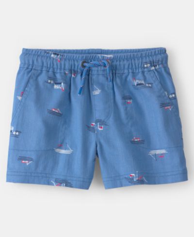 Детские шорты Carter's Girls' Toddler 2T- 5T Sailboat Twill Pull-On