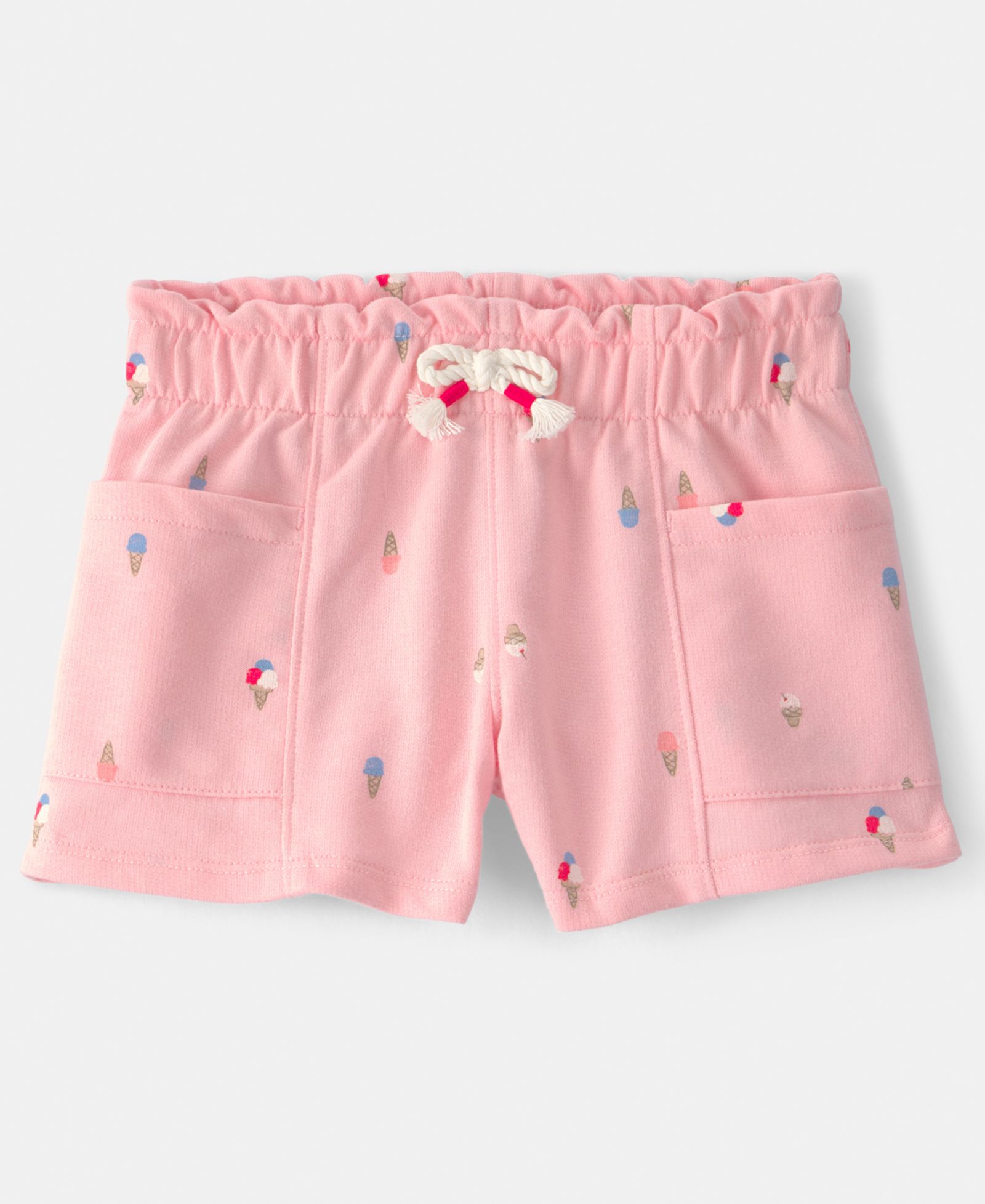 Carter's Детские шорты из французского трикотажа с принтом Ice Cream, 2T-5T