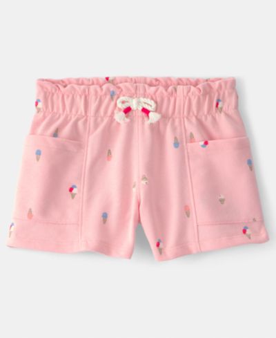 Carter's Детские шорты из французского трикотажа с принтом Ice Cream, 2T-5T