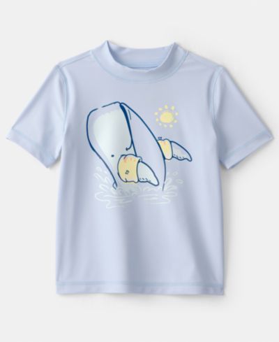 Carter's Детский 2T-5T Whale Short-Sleeve Rashguard