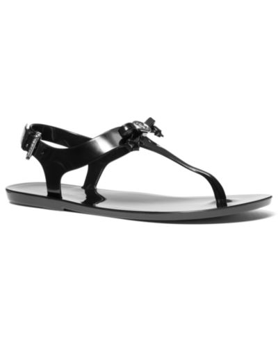 Сандалии Michael Kors Women's Eva Buckle Thong Jelly Flat