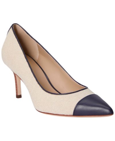 Lauren Ralph Lauren Женские Lanette Washed Canvas Slip-On Pumps
