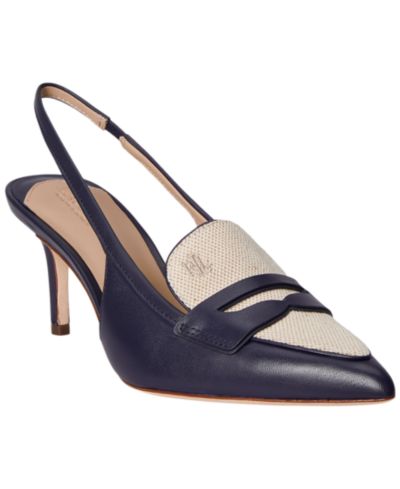 Refined Navy, Natural, Buff