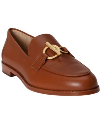 Женские лоферы Lauren Ralph Lauren Blaike из кожи с круглым носком