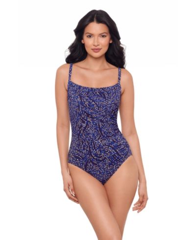 Miraclesuit Женский слитный купальник с косточками и квадратным вырезом