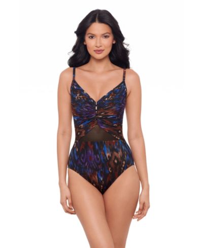 Слитный купальник Miraclesuit Women's V-Neck One-Piece