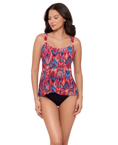 Miraclesuit Women's Printed Underwired Tankini Top
