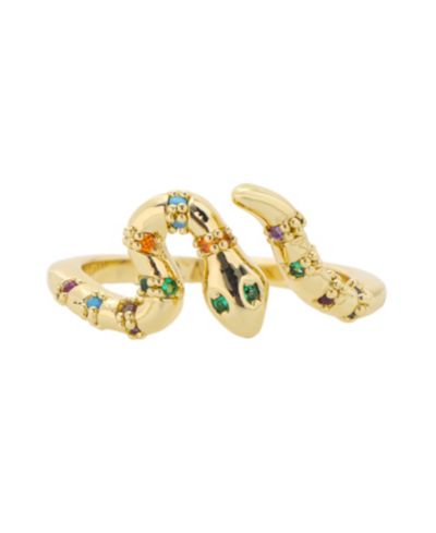 Кольцо Unwritten Cubic Zirconia Snake Wrap