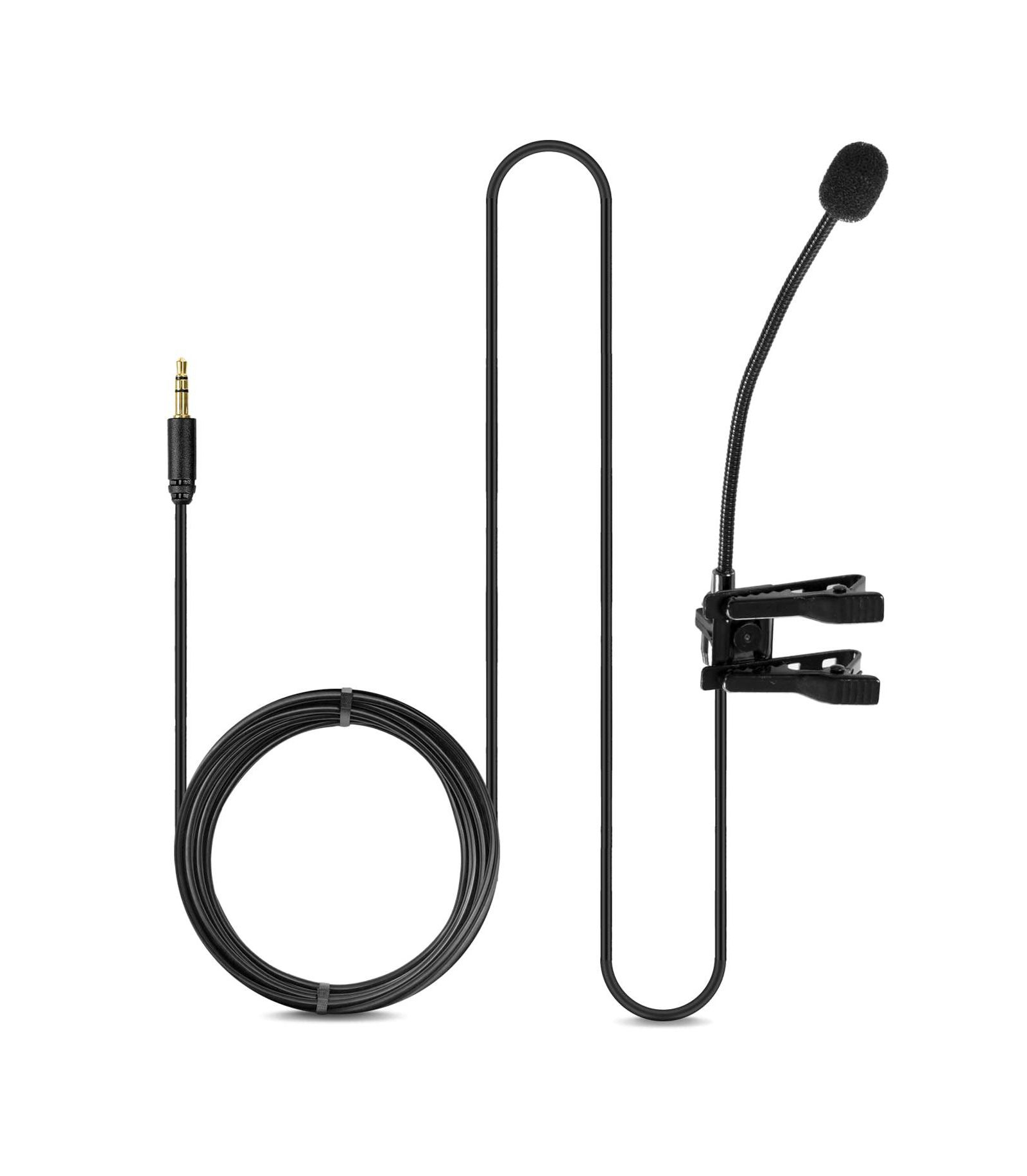 Movo ACM400 Flexible-Gooseneck Omnidirectional Microphone for 3.5mm Audio Devices