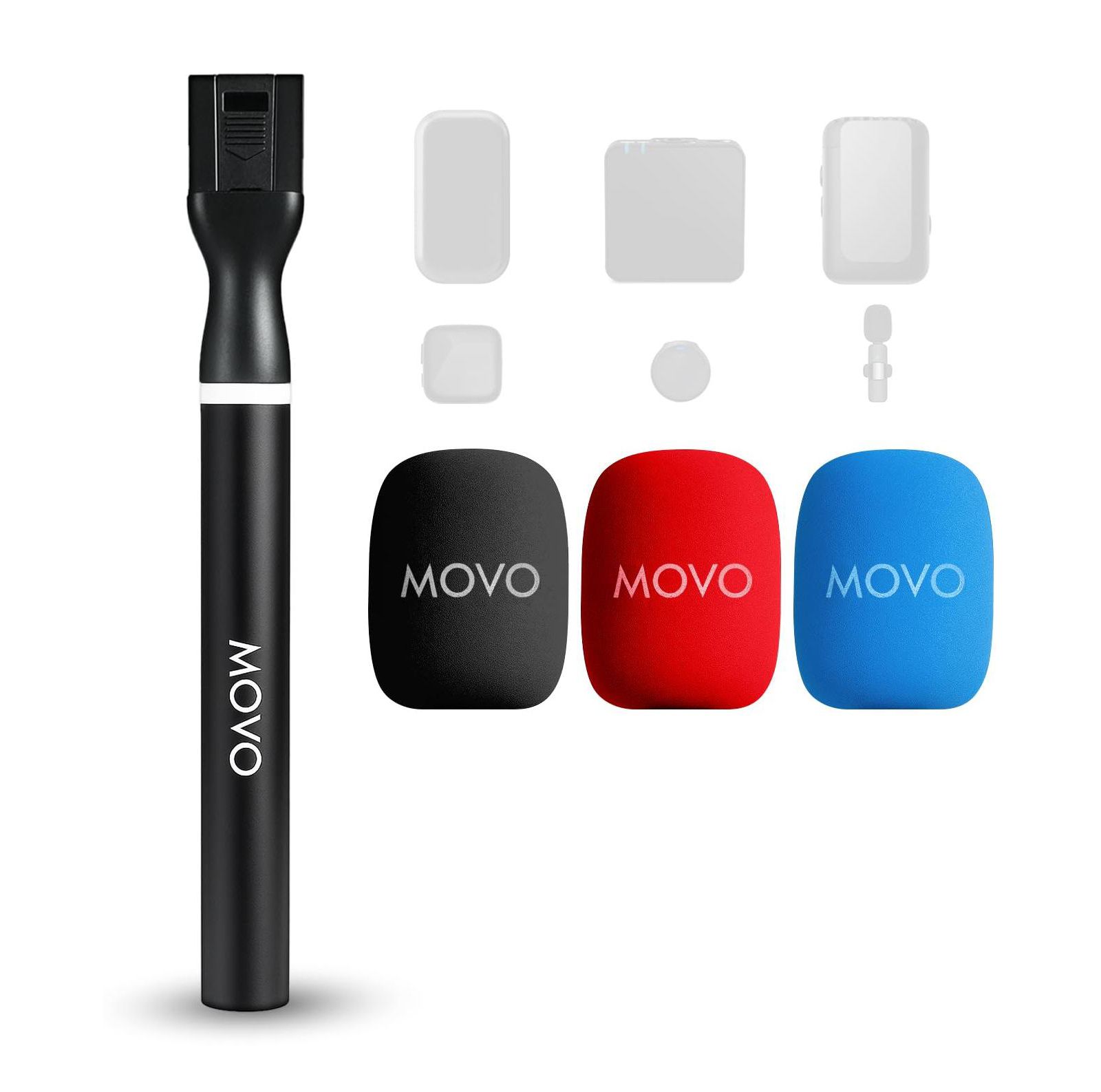 Адаптер Movo WMX-HM2 Handheld Interview Mic Adapter for Wireless Microphones