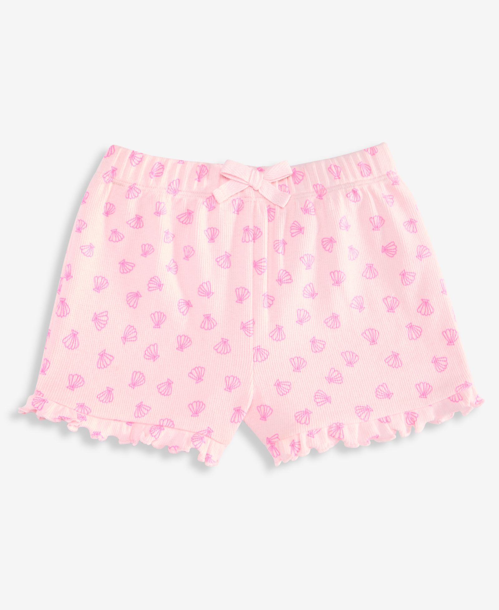 Шорты First Impressions Baby Girls' Shell-Print Ribbed
