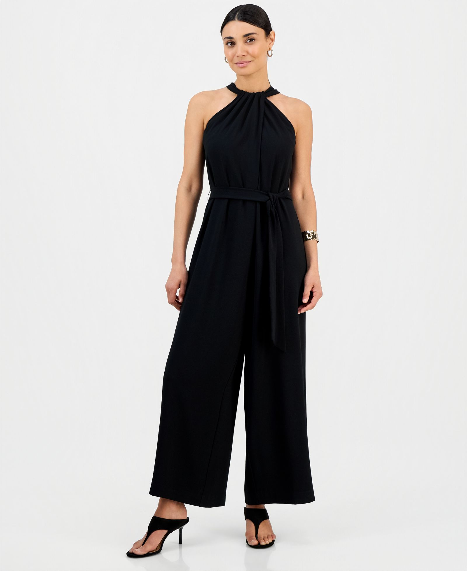 Комбинезон I.N.C. International Concepts Petite Sleeveless Halter Tie-Waist