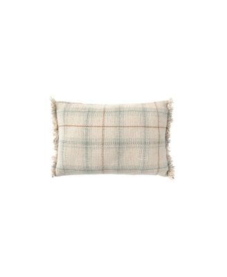 Lorena Canals Cotton and Wool Handloom Cushion, 10" x 1'4"