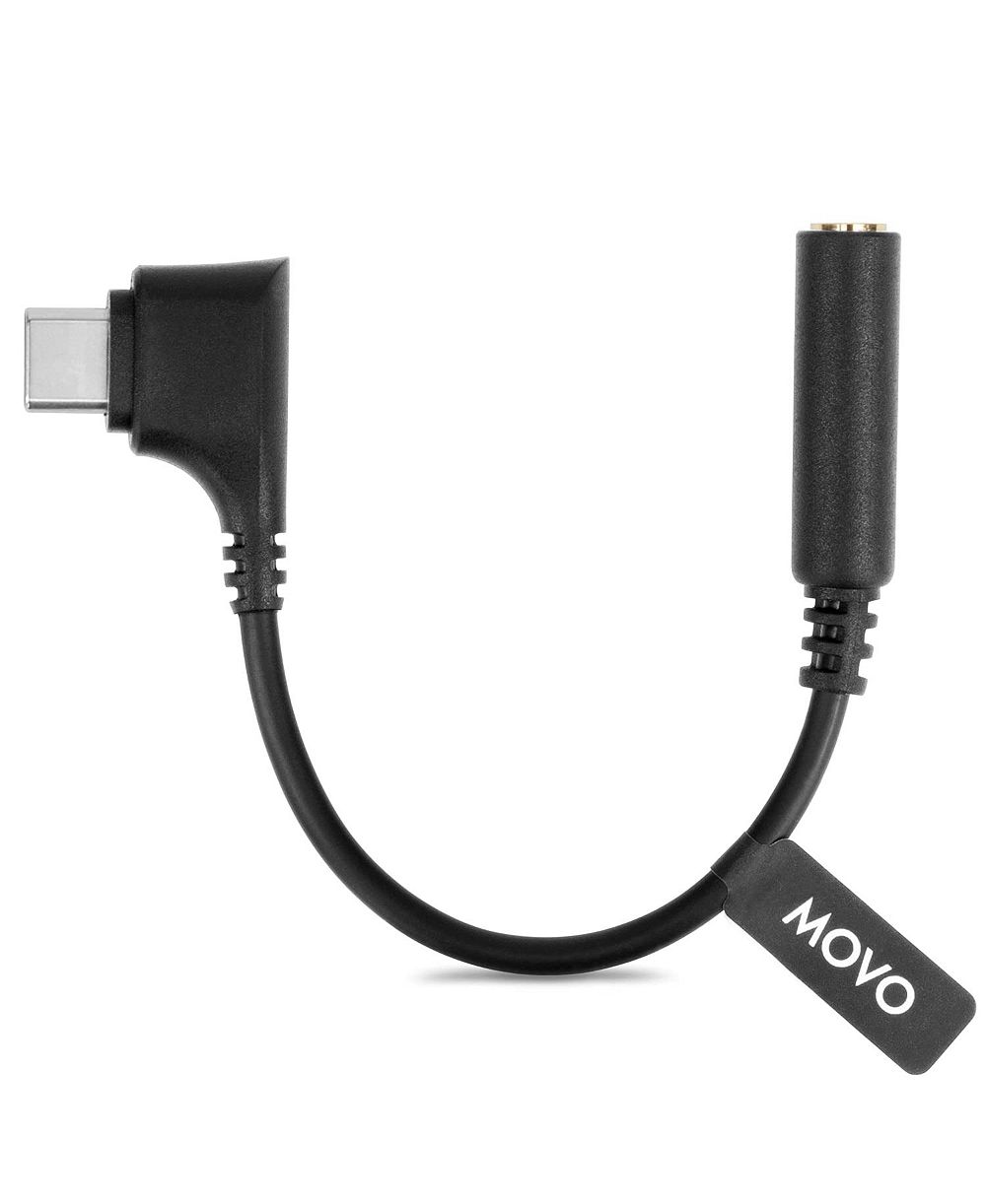 Кабель Movo UCMA-3 3.5mm TRRS на USB-C, угловой, для микрофона (female)
