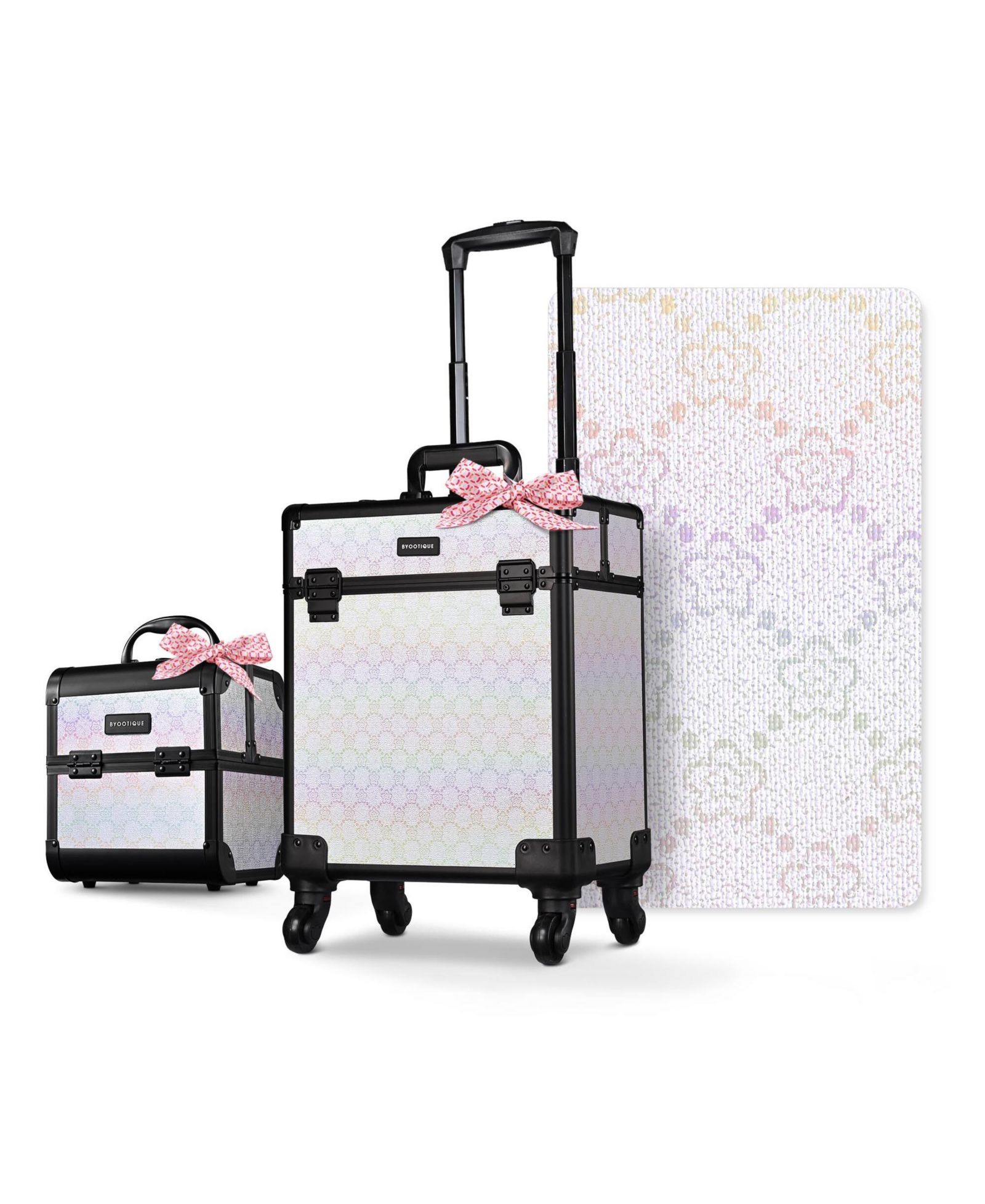 Косметичка Byootique 2-Piece Makeup Train Case Pure ForgetMeNot
