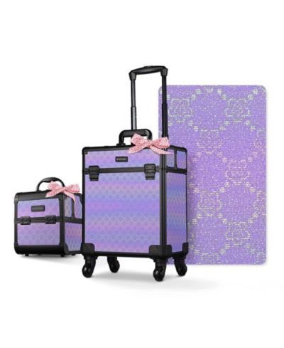 Косметичка Byootique 2-Piece Makeup Train Case Pure ForgetMeNot