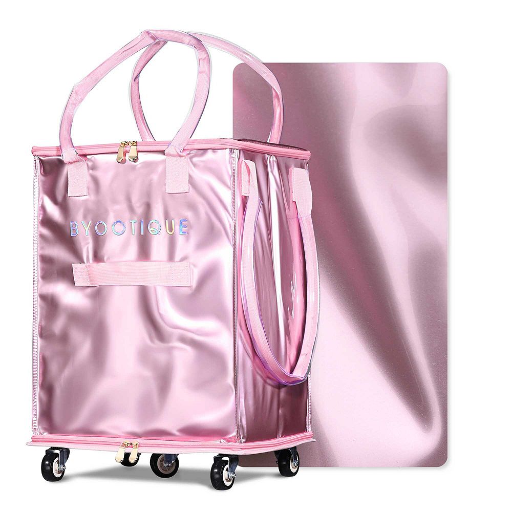 Byootique Rolling Tote Bag Grocery Bag on Wheels Shopping Trolley BubbleRush