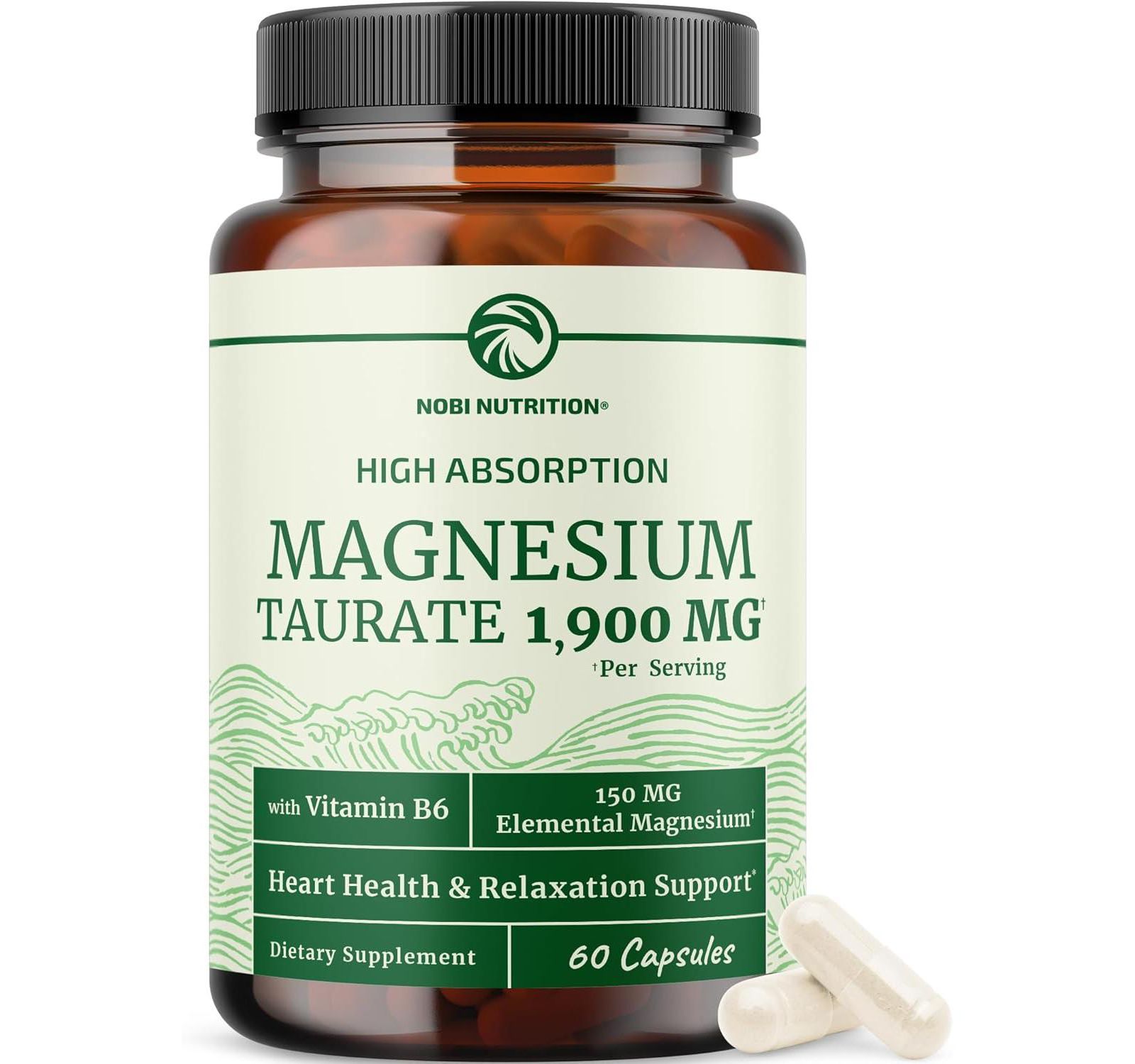 Капсулы Nobi Nutrition Magnesium Taurate