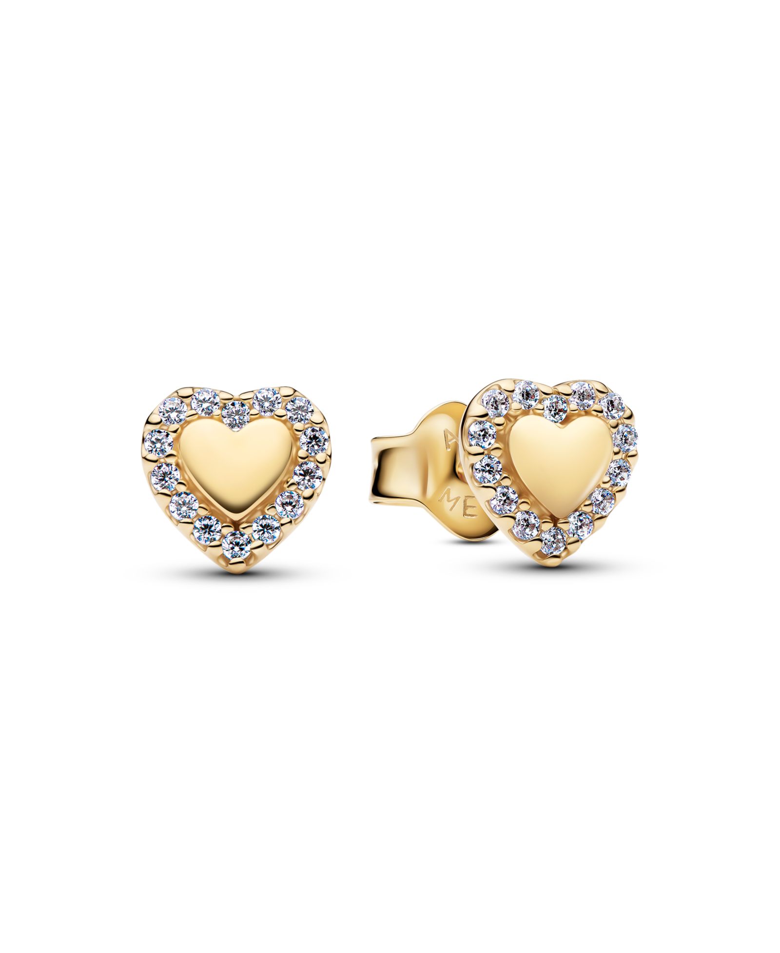 Pandora Heart Halo Stud Earrings