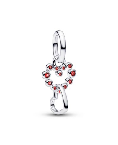 Pandora Подвеска Connected Hearts с красными камнями