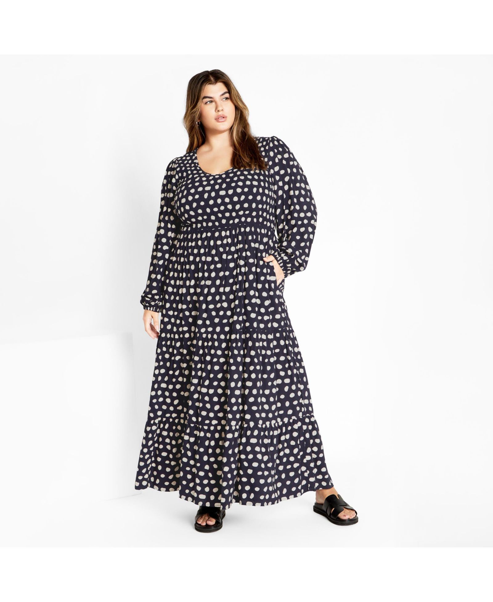 CITY CHIC Plus Size Jayden Print Maxi Dress