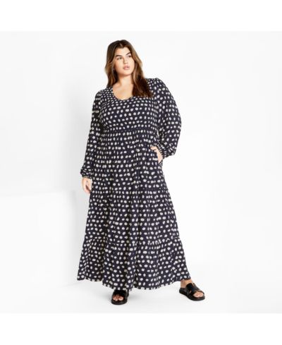 CITY CHIC Plus Size Jayden Print Maxi Dress