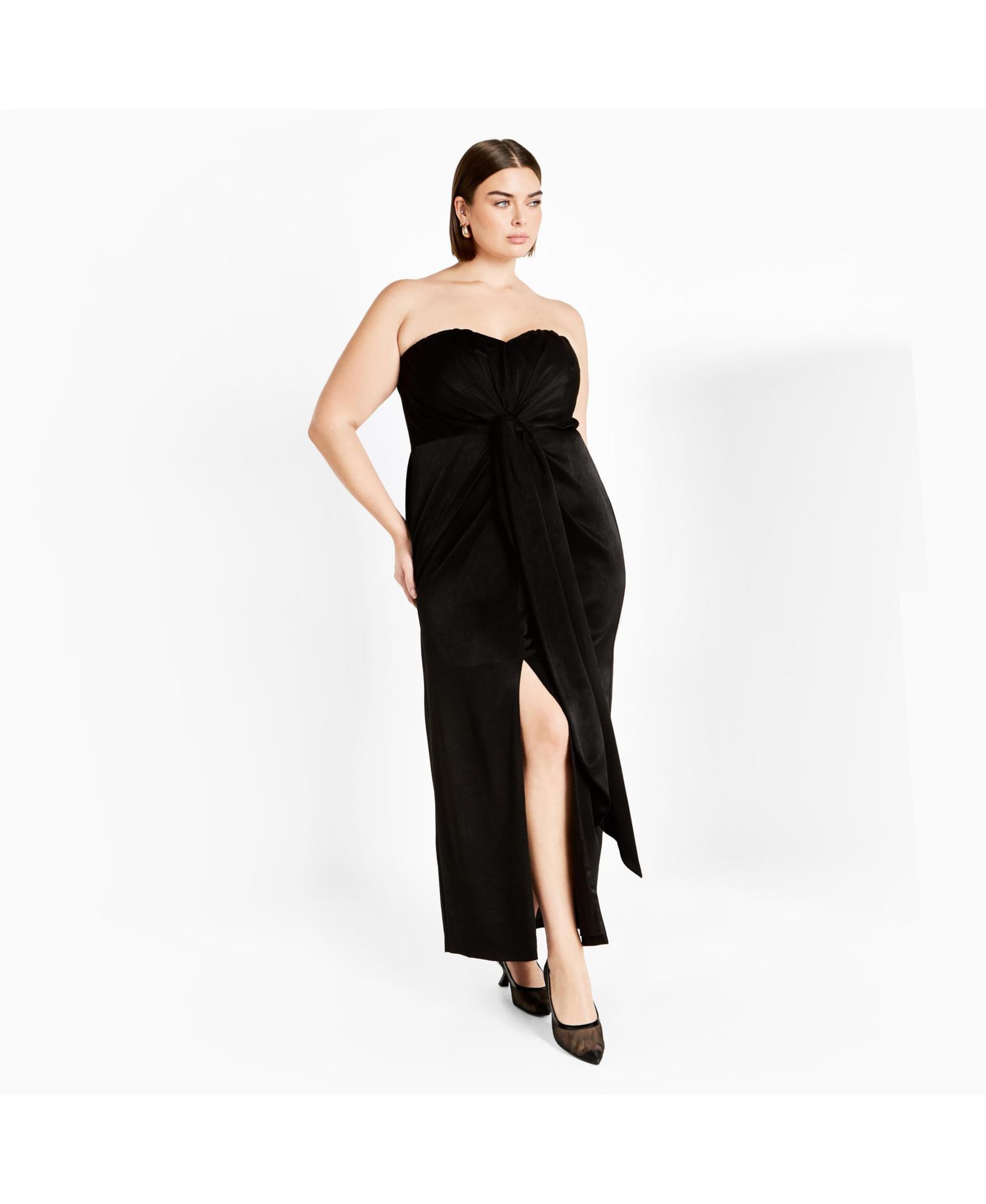Платье макси CITY CHIC Plus Size Kamari
