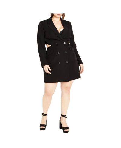 CITY CHIC Plus Size Tuxedo Twyla Dress