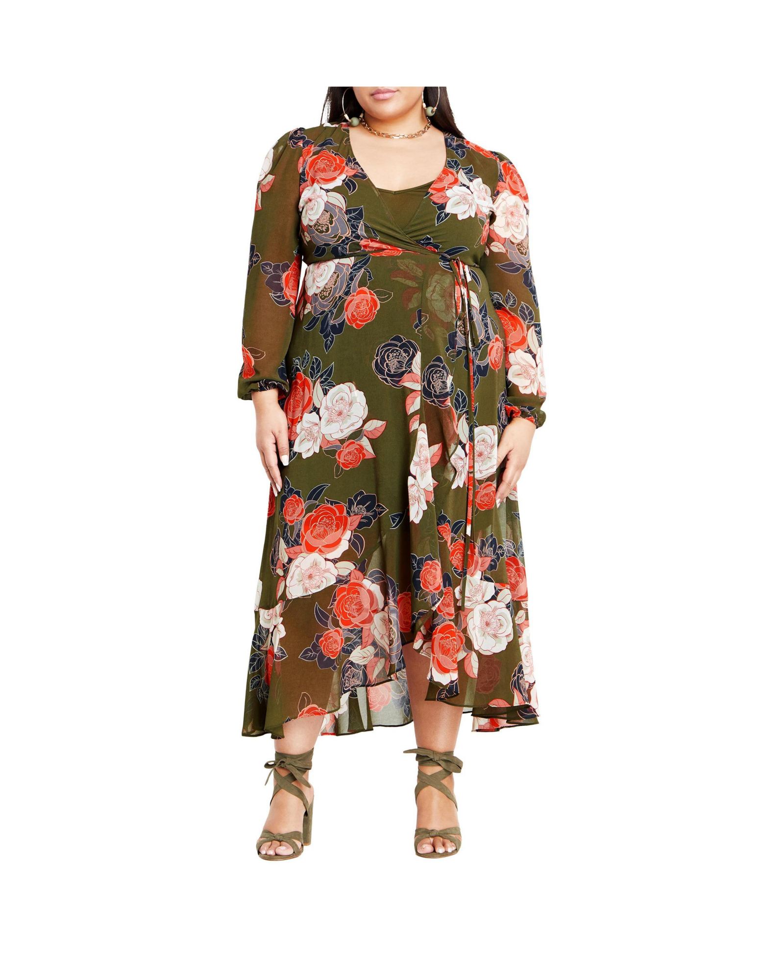 CITY CHIC Платье макси Sadie, Plus Size