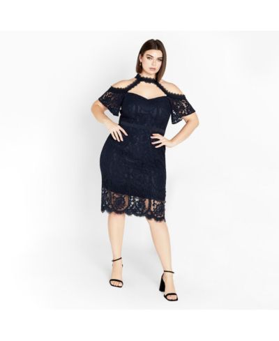 Женское кружевное платье CITY CHIC Plus Size Pippa