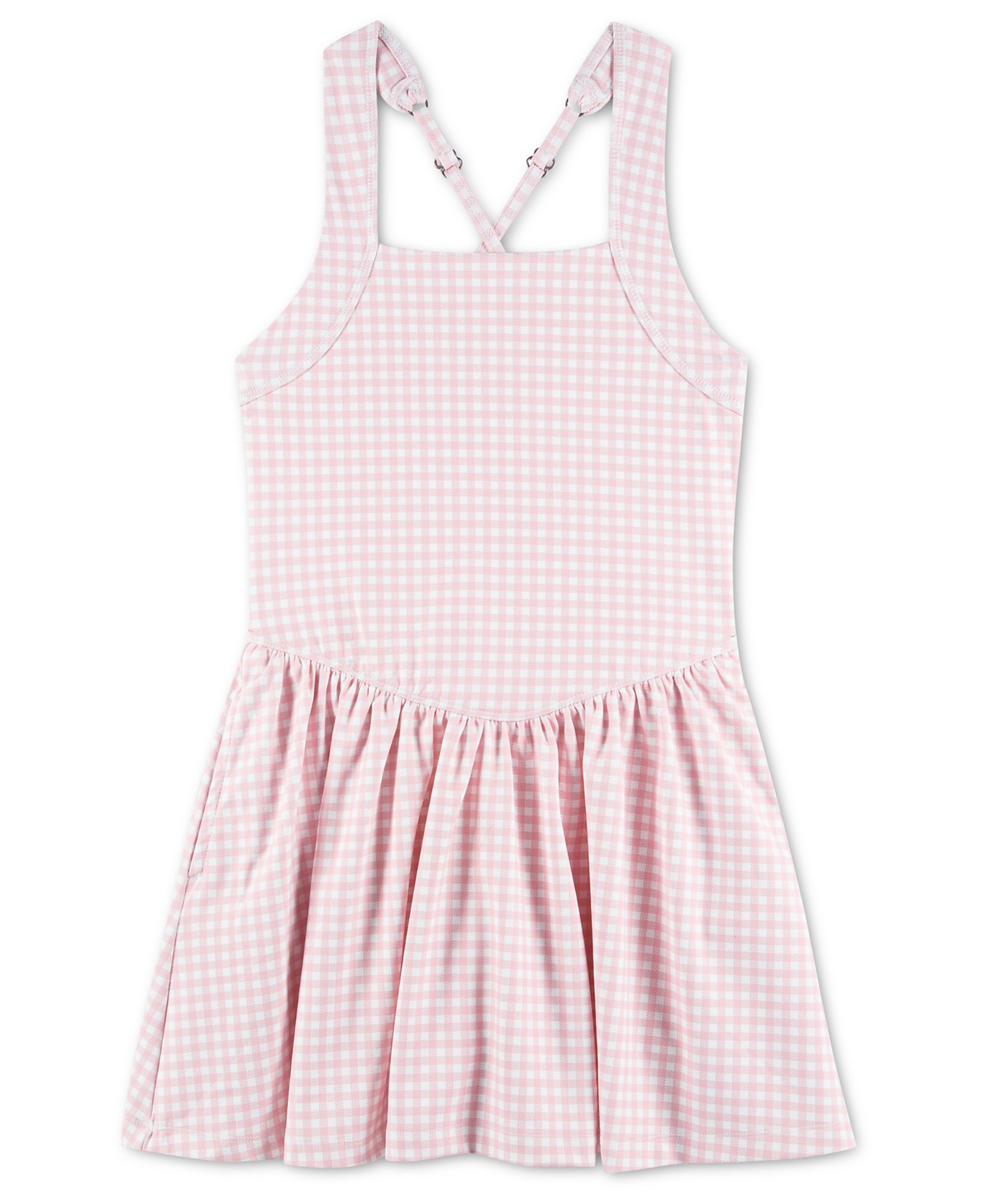 Детское мини-платье abercrombie kids YPB Drop Waist Printed Pull-On
