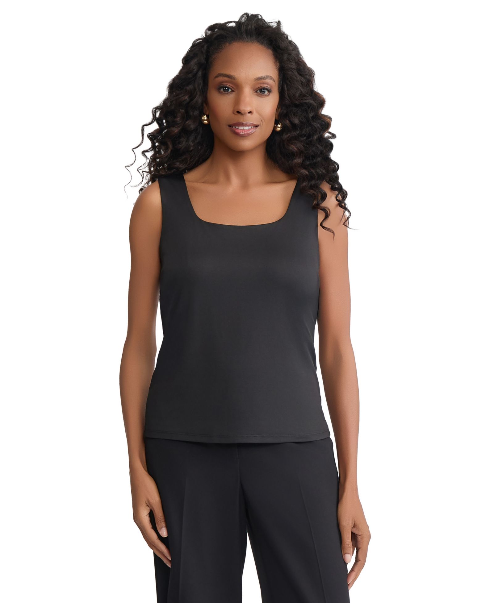 Jones New York Women's Square Neck Top