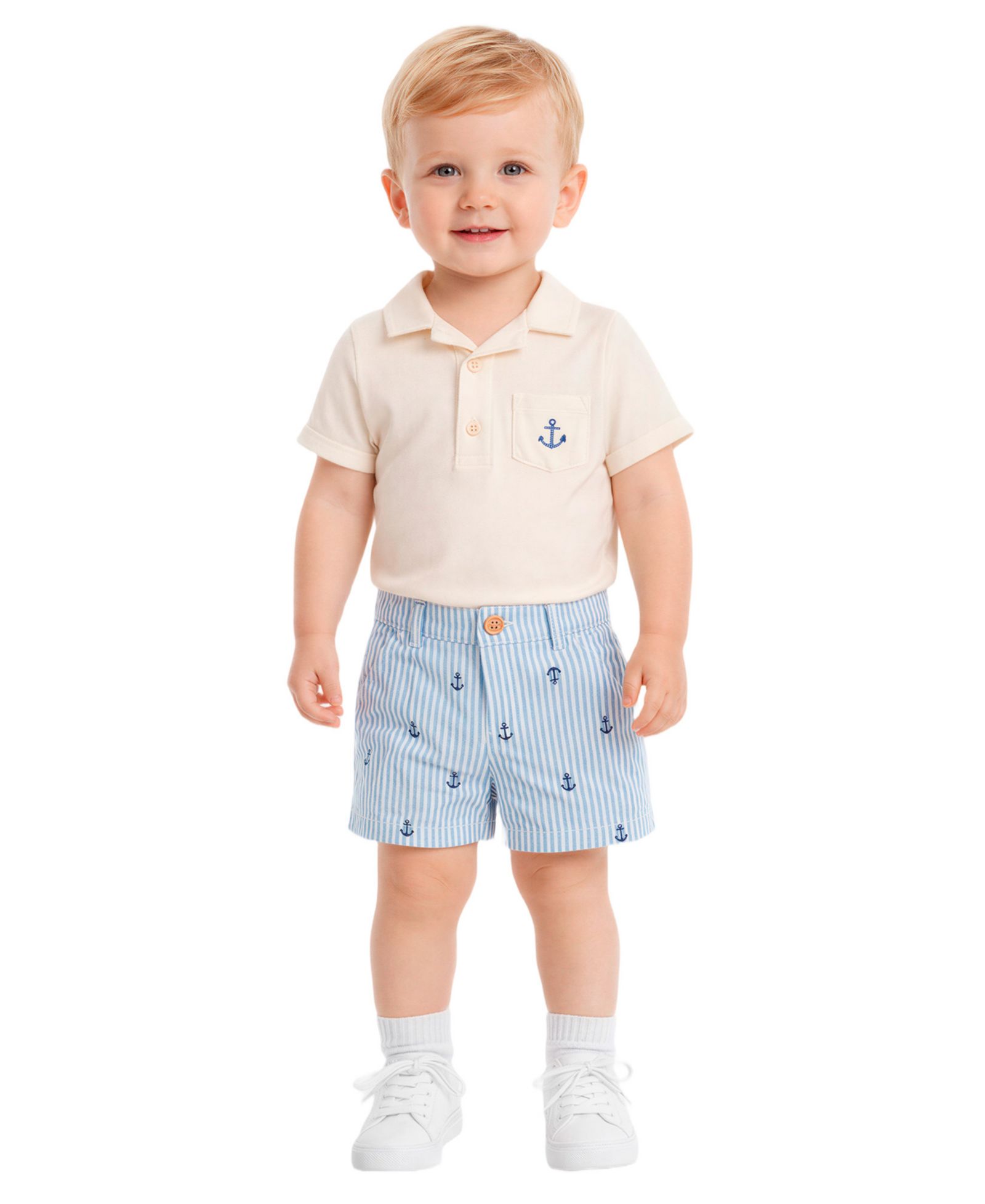 Sperry Детский комплект: боди с коротким рукавом и шорты
