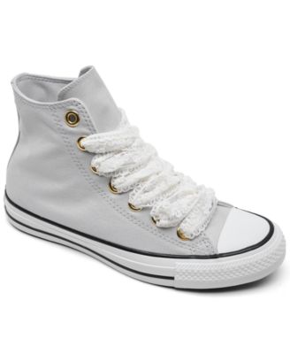 Converse кроссовки высокие из холста на шнуровке Chuck Taylor All Star для девочек старшего возраста