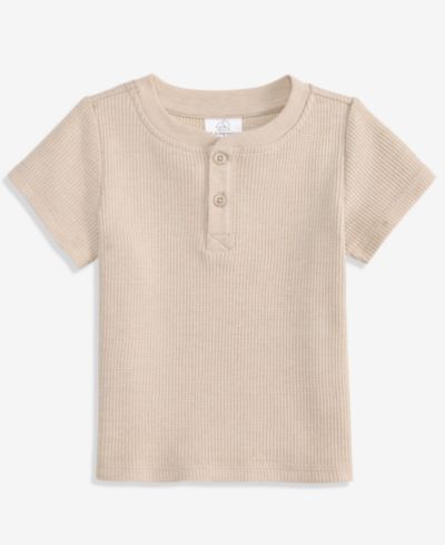 Детская футболка Henley First Impressions Mix & Match Solid Waffle