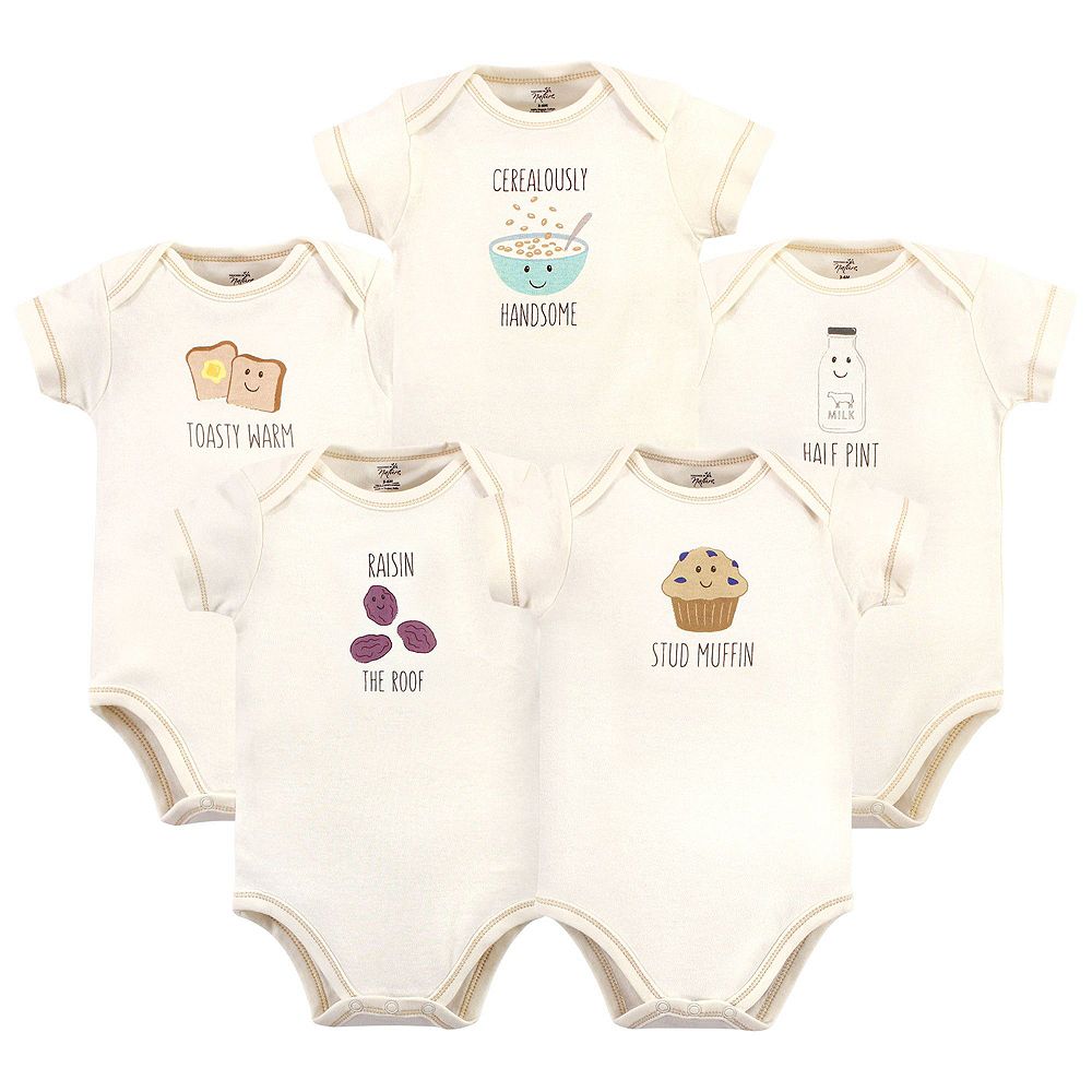 Touched by Nature Baby Boys Unisex Natural One-Piece Garments