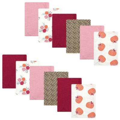 Набор пеленок Hudson Baby Girls Cotton Flannel Burp Cloths