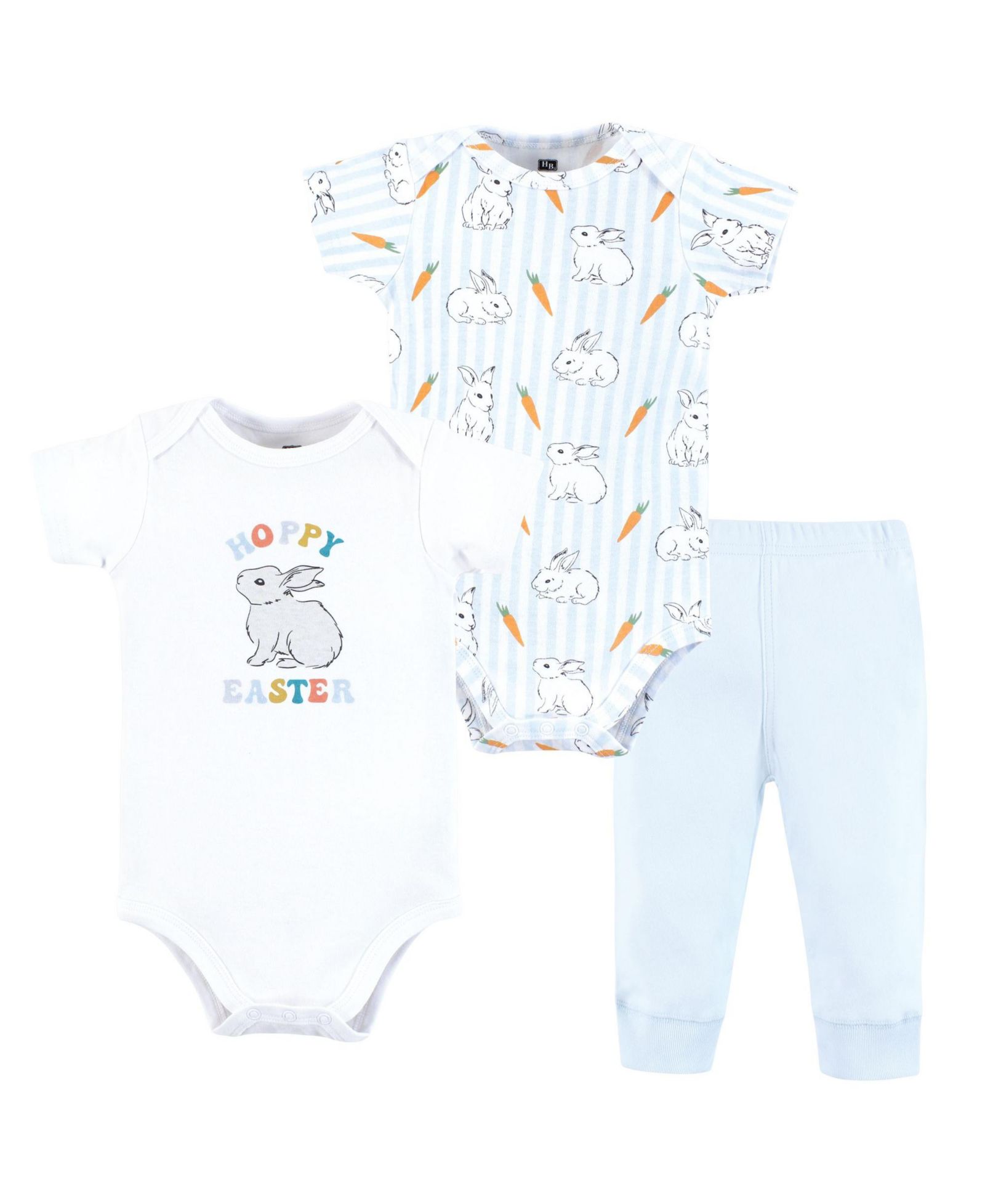 Hudson Baby Baby Boys Hudson Unisex Two Bodysuits & Matching Pants Apparel Set
