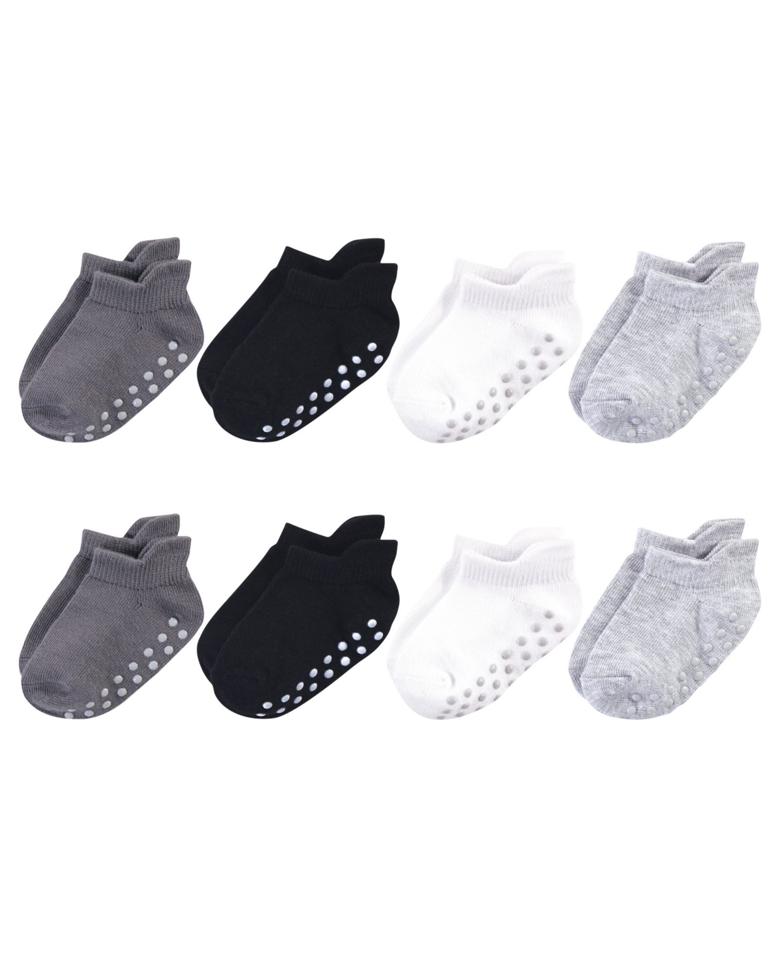 Touched by Nature Baby Boys Safe Steps Natural Cotton Socks with Non Skid Grip