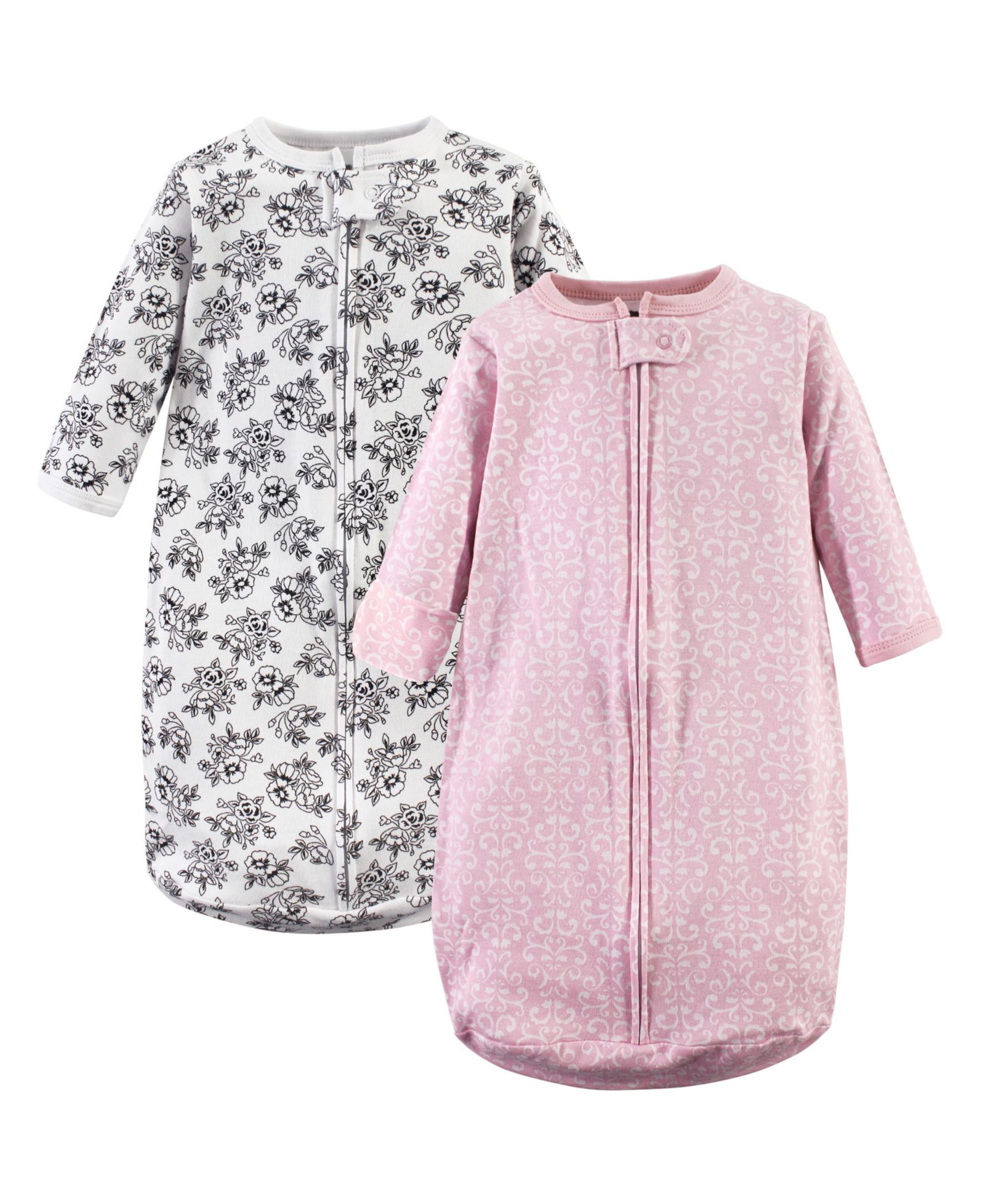 Детский спальный мешок Hudson Baby Girls Hudson Cotton Long-Sleeve Wearable Sleeping Bag