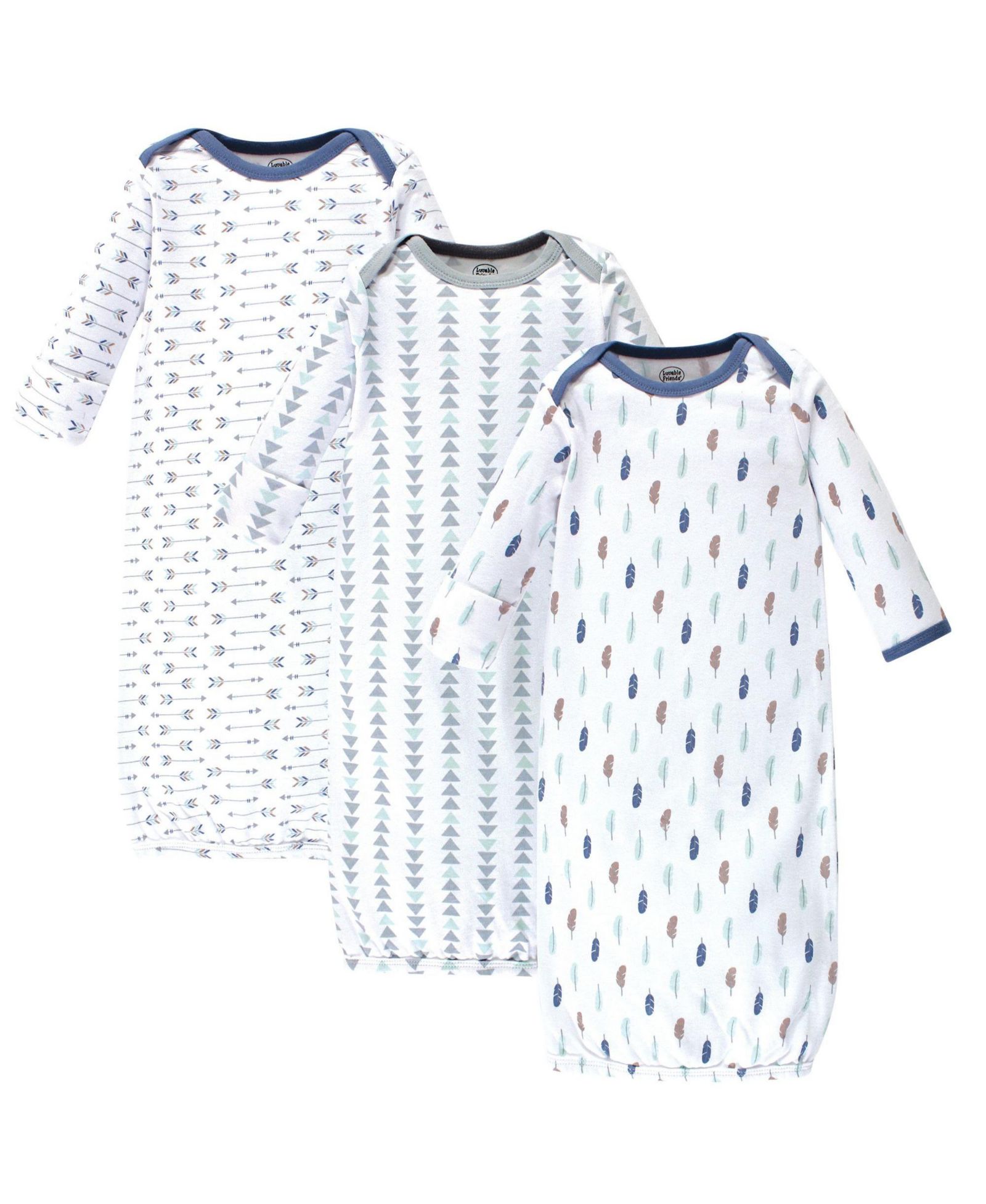 Комплект одежды Luvable Friends Breathable Cotton Sleepwear Wraps