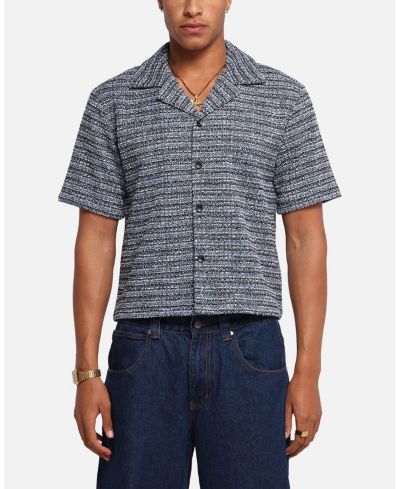 Мужская рубашка XXIII Boucle Tweed Crop Button Up