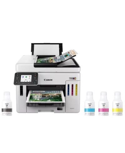 Canon MAXIFY GX7120 Wireless MegaTank Duplex AIO Inkjet Printer, Fax, White
