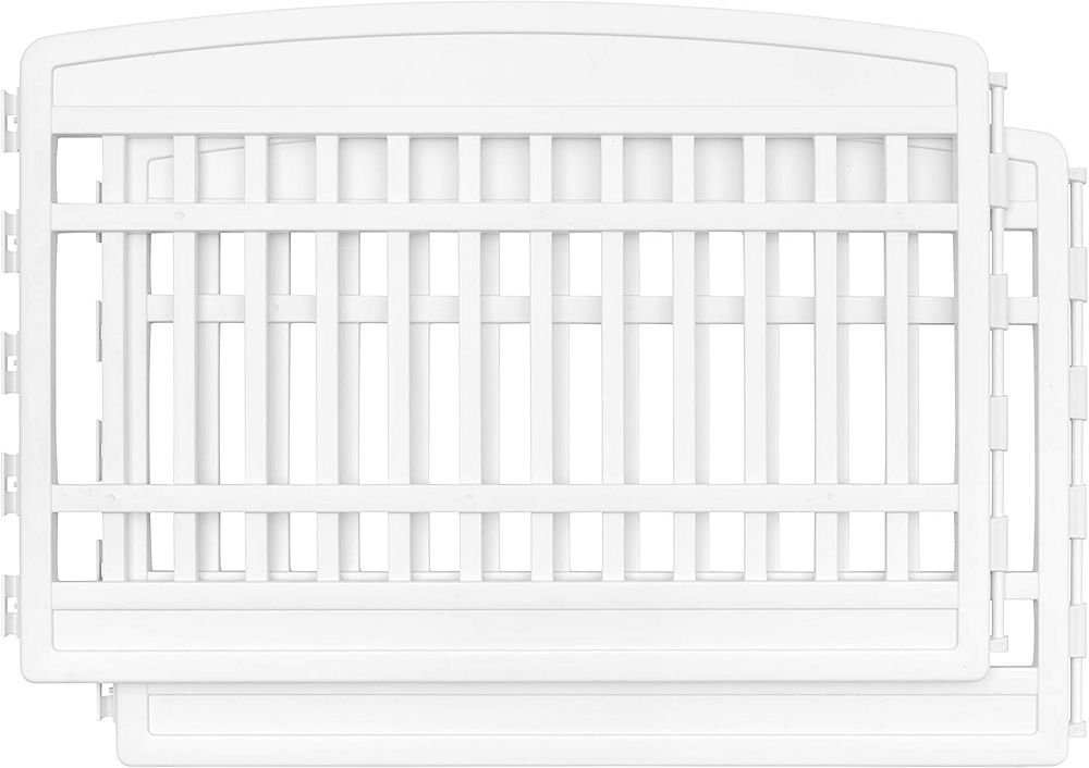 IRIS 24-Inch Pet Playpen 2-Panel Add-On Heavy-Duty Plastic Dog Playpen